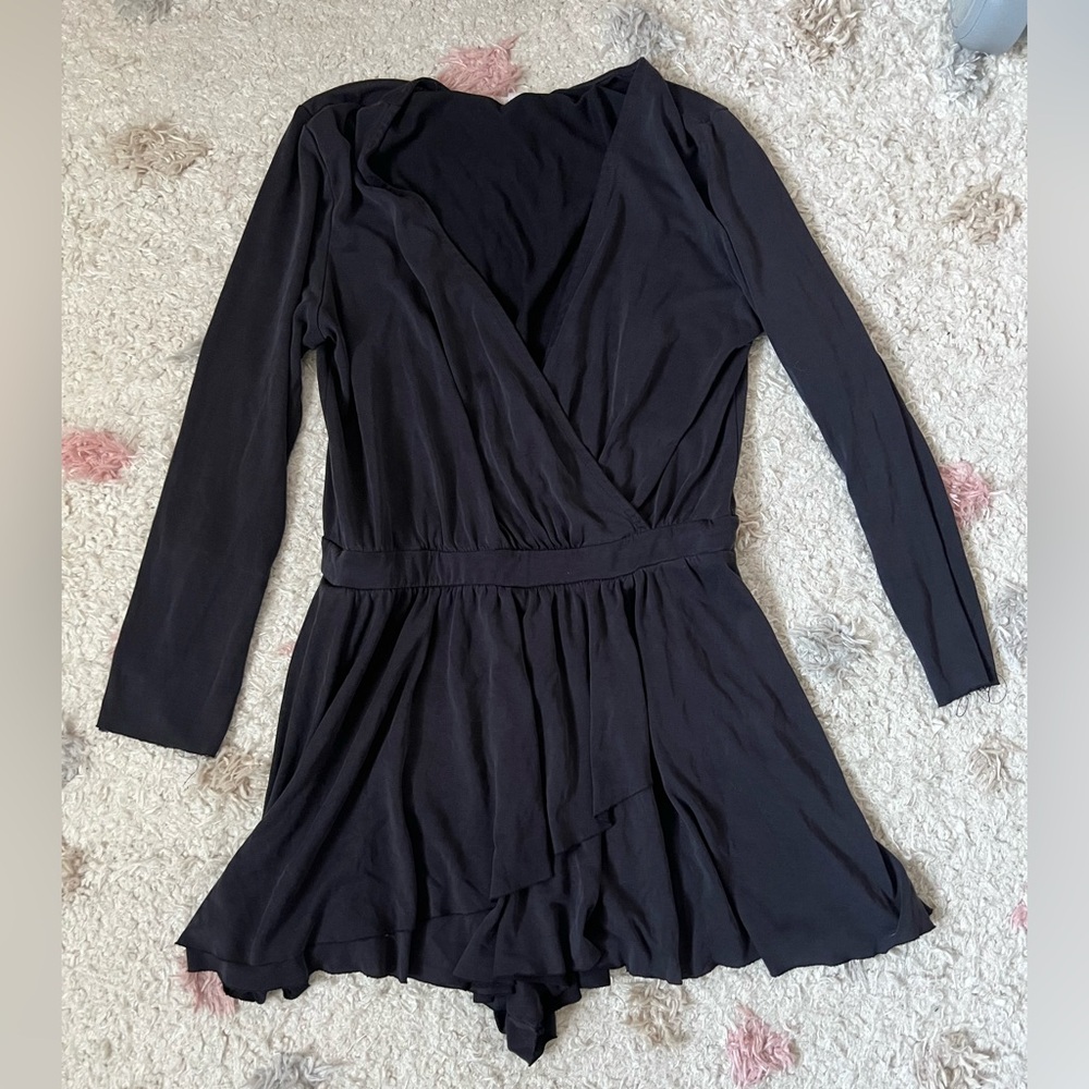Urban Outfitters navy Long Sleeve Romper
